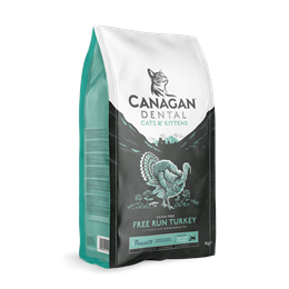 Canagan Dry Cat Food Dental Free Run Turkey For Kittens & Adults